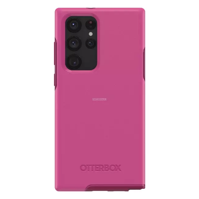 Чехол OtterBox для Galaxy S22 Ultra - Symmetry Series Antimicrobial - Renaissance Pink - 77-86469