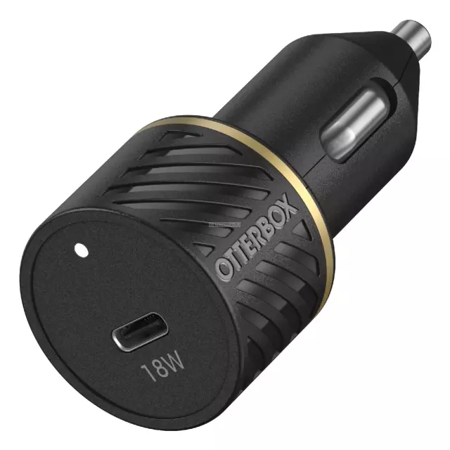 Автомобильное зарядное устройство OtterBox - USB-C 18W Car Charger - Fast Charge - Black Shimmer - 78-52702