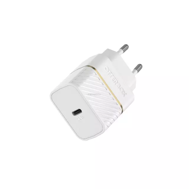 Сетевое зарядное устройство OtterBox - USB-C 20w Wall Charger - Fast Charge - Cloud Dust (White) - 78-80349