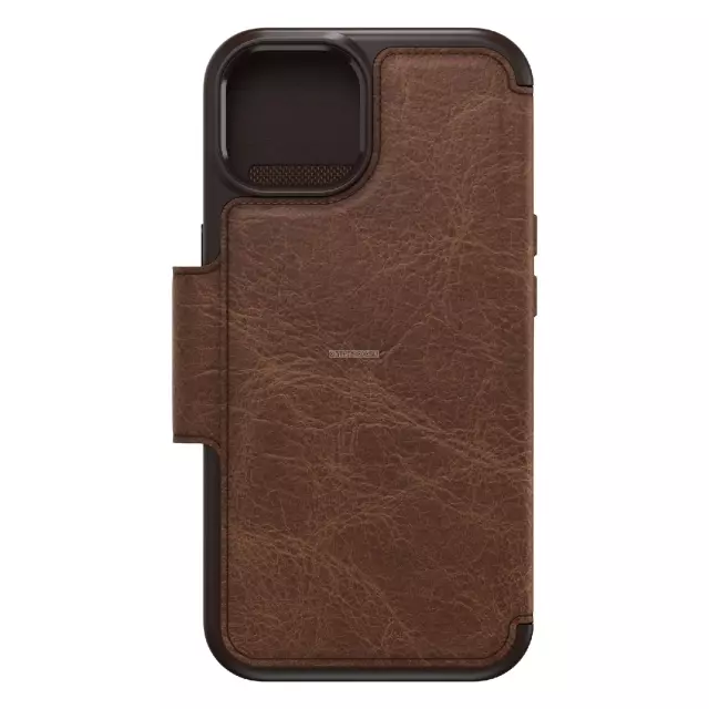Чехол OtterBox для iPhone 14 - Strada Series Folio Case - Espresso (Brown) - 77-89659