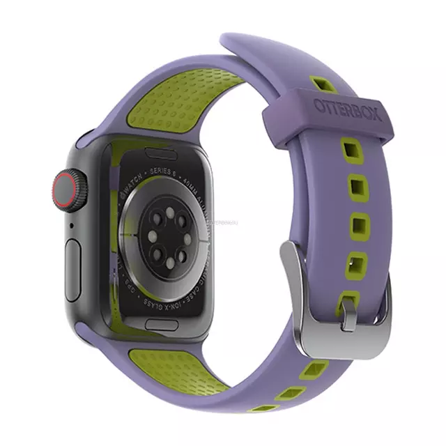 Ремешок OtterBox для Apple Watch 7 (41mm) & Apple Watch 6 / SE / 5 / 4 (40mm) - Band - Back In Time (Purple/Green) - 77-83899