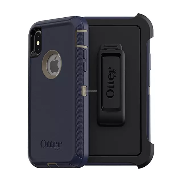 Противоударный чехол OtterBox для iPhone XS / X - Defender Screenless Edition - Dark Lake Blue - 77-59466