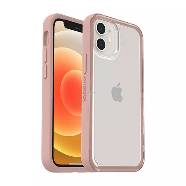 Чехол OtterBox для iPhone 12 mini - Lumen - Potter's Clay (Clear/Pink) - 77-80938