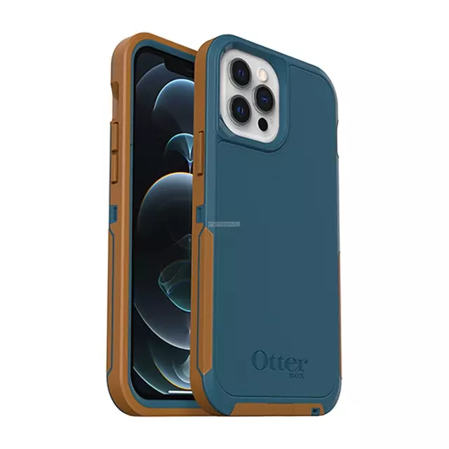 Противоударный чехол OtterBox для iPhone 12 Pro Max - Defender XT with MagSafe - Autumn Lake (Blue/Brown) - 77-82390