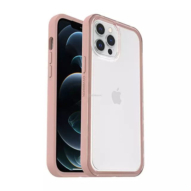 Чехол OtterBox для iPhone 12 Pro Max - Lumen - Potter's Clay (Clear/Pink) - 77-80944