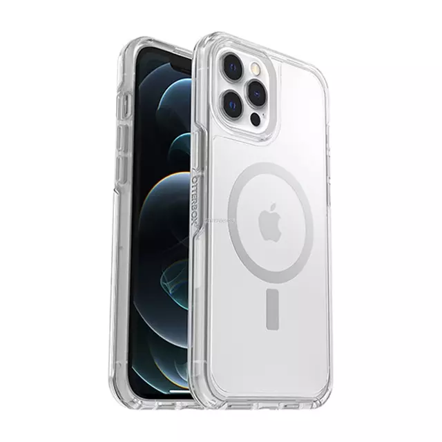 Чехол OtterBox для iPhone 12 Pro Max - Symmetry+ Clear for MagSafe - Clear - 77-83023
