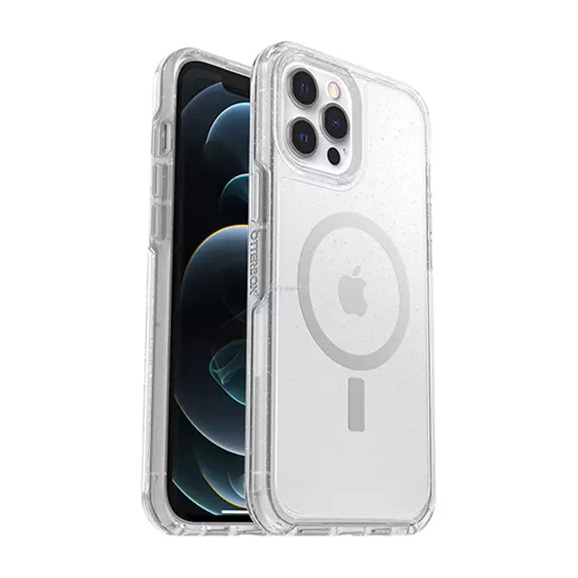 Чехол OtterBox для iPhone 12 Pro Max - Symmetry+ Clear for MagSafe - Stardust Glitter - 77-83288