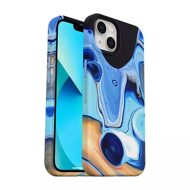 Чехол OtterBox для iPhone 13 - Figura with MagSafe - Saturn Graphic (Blue) - 77-85748