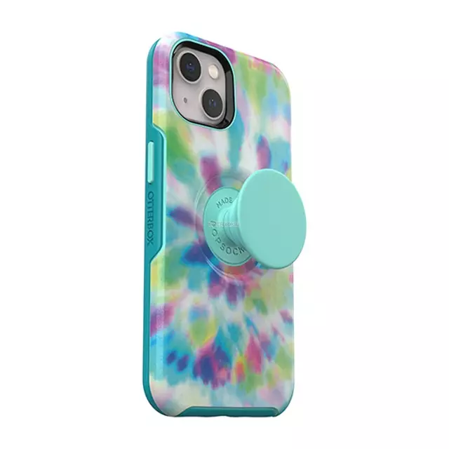 Чехол OtterBox для iPhone 13 - Otter + Pop Symmetry - Day Trip Graphic (Green/Blue/Purple) - 77-85403