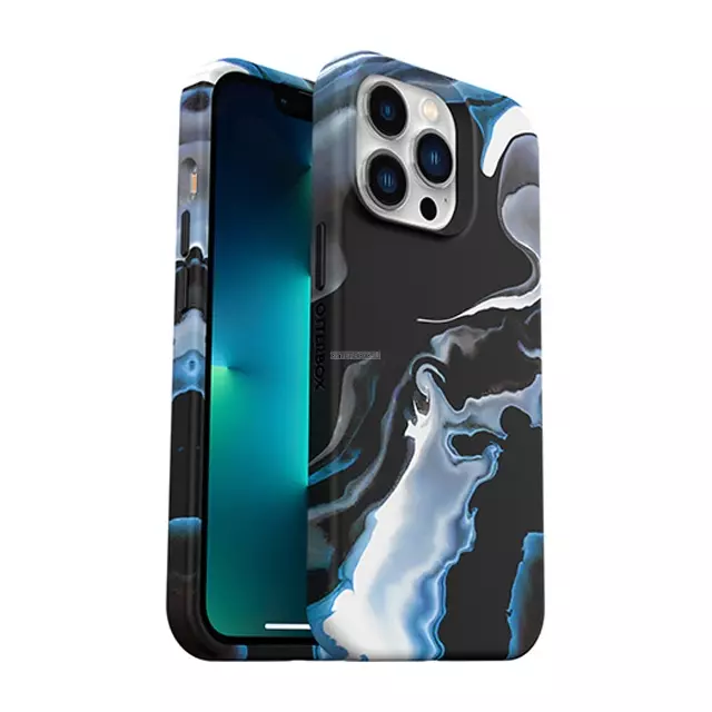 Чехол OtterBox для iPhone 13 Pro - Figura with MagSafe - Mercury Graphic (Black/Blue) - 77-84171