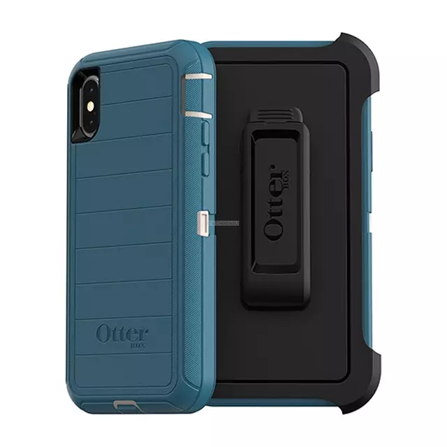 Противоударный чехол OtterBox для iPhone XS / X - Defender Pro - Big Sur Blue - 77-60715