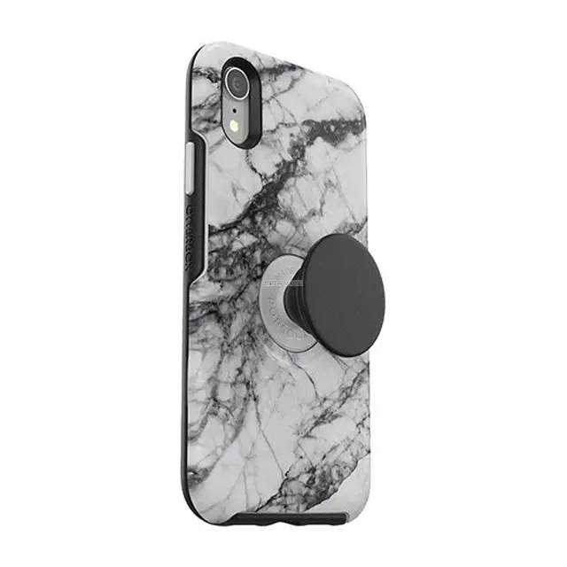 Чехол OtterBox для iPhone XR - Otter + Pop Symmetry - White Marble Graphic - 77-61727