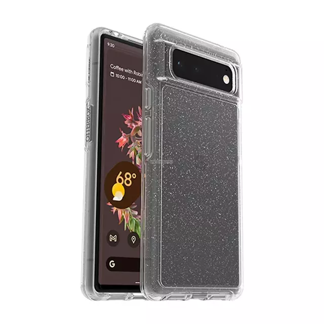 Чехол OtterBox для Pixel 6 - Symmetry Clear Antimicrobial - Stardust 2.0 - 77-84042