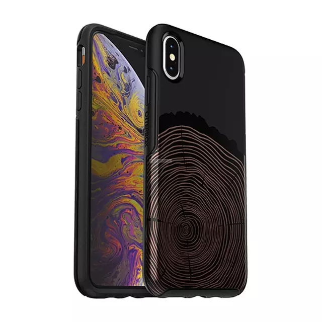 Чехол OtterBox для iPhone XS Max - Symmetry - Wood You Rather Graphic - 77-60035