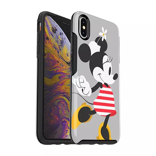 Чехол OtterBox для iPhone XS Max - Symmetry Disney Classics - Disney Minnie Stripes Graphic - 77-61203