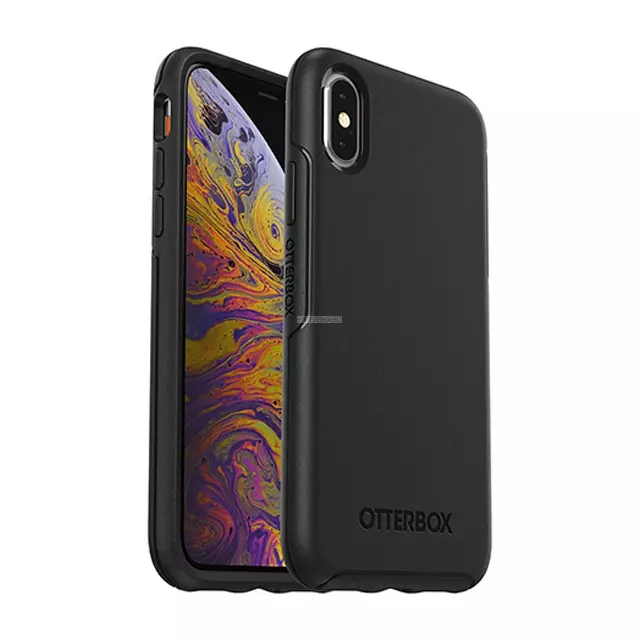 Чехол OtterBox для iPhone XS / X - Symmetry - New Thin Design - Black - 77-59572