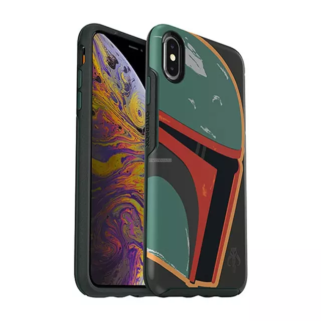 Чехол OtterBox для iPhone XS Max - Symmetry Galactic Collection - Boba Fett Graphic - 77-60973