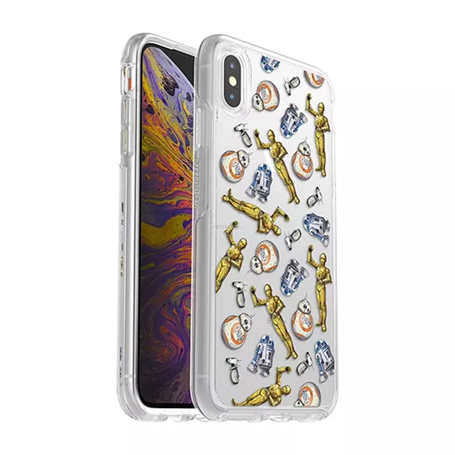 Чехол OtterBox для iPhone XS Max - Symmetry Galactic Collection - Droid Scramble Graphic - 77-63394