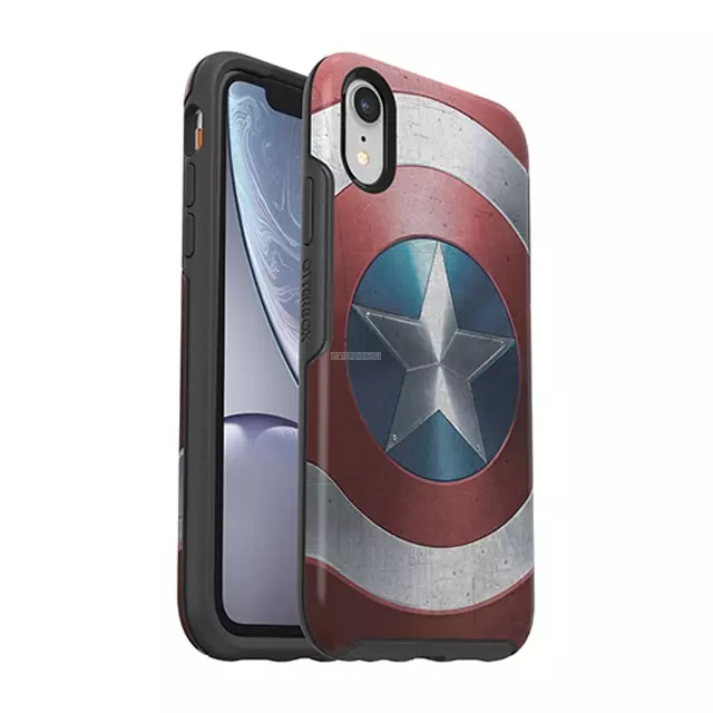 Чехол OtterBox для iPhone XR - Symmetry Marvel Avengers - Captain America Shield Graphic - 77-62067