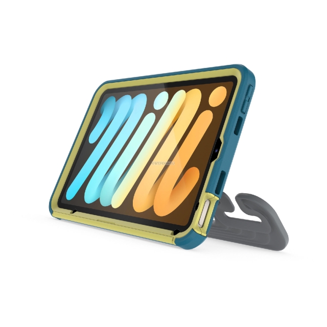 Чехол OtterBox для iPad mini 6 - EasyGrab Case - Galaxy Runner Blue (Blue/Green) - 77-87991