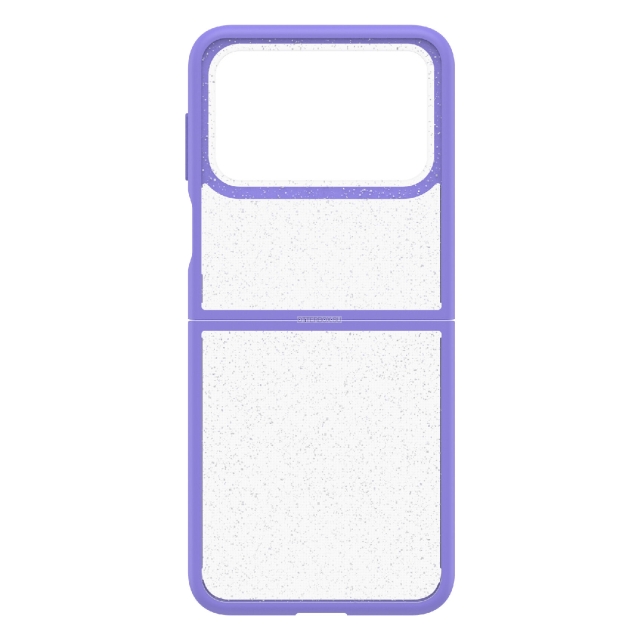 Чехол OtterBox для Galaxy Z Flip 4 - Thin Flex Series - Sparkle Purplexing (Purple / Clear Glitter) - 77-90488