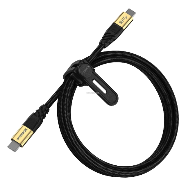 Кабель OtterBox - USB-C - USB-C 3.2 Gen 1 Premium - Fast Charge - Data Transfer Cable Black Shimmer - 1.8 м - 78-80212