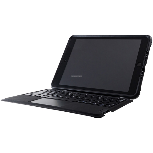 Чехол и клавиатура OtterBox для iPad 10.2 (2019/2020/2021) - Unlimited Keyboard Folio - Black Crystal - 77-82347