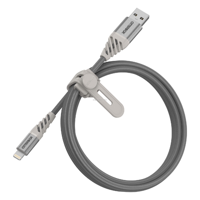 Кабель OtterBox - Lightning - USB-A Premium - Silver Dust - 1 м - 78-52529