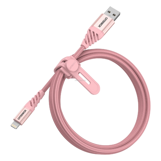 Кабель OtterBox - Lightning - USB-A Premium - Sparkling Rose (Pink) - 1 м - 78-52528