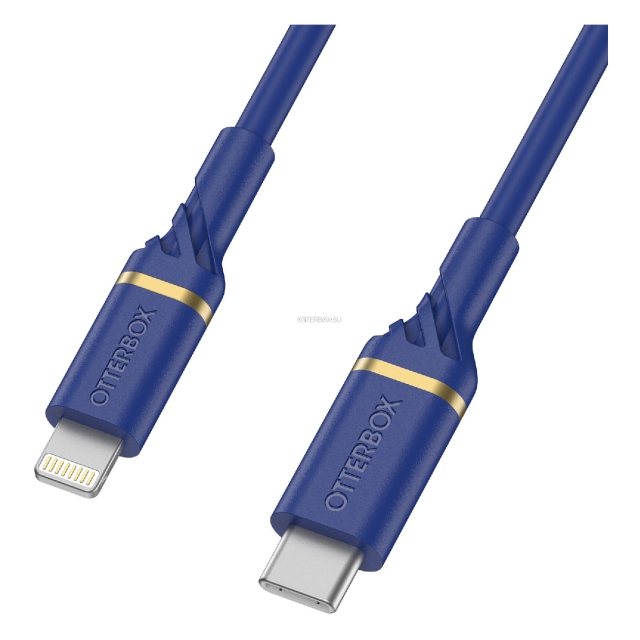 Кабель OtterBox - Lightning - USB-C - Fast Charge - Cobalt Bolt Blue - 1 м - 78-52649