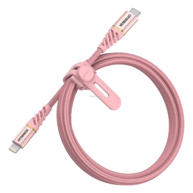 Кабель OtterBox - Lightning - USB-C - Fast Charge Premium - Shimmer Rose (Pink) - 1 м - 78-52556
