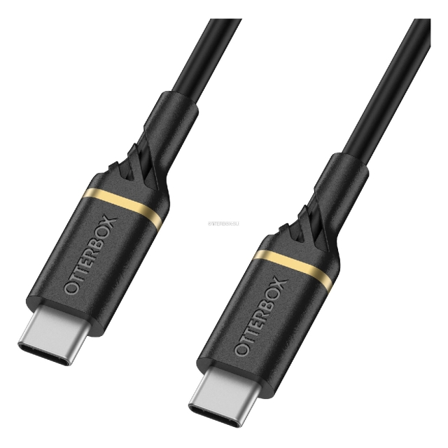 Кабель OtterBox - USB-C - USB-C - Fast Charge - Black Shimmer - 1 м - 78-52541