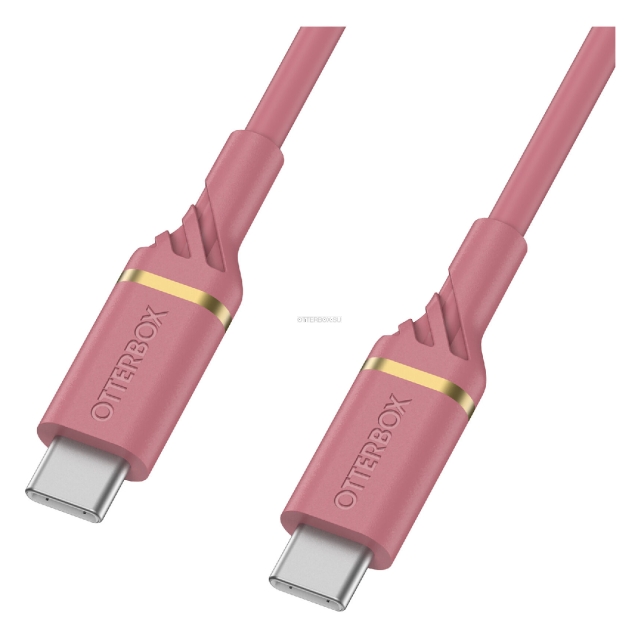 Кабель OtterBox - USB-C - USB-C - Fast Charge - Rose Sparkle (Pink) - 1 м - 78-52676
