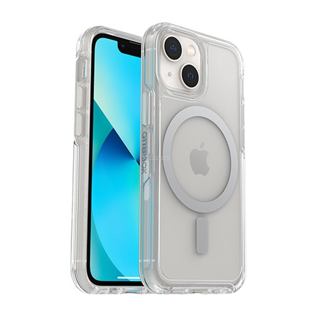 Чехол OtterBox для iPhone 13 mini - Symmetry+ Clear Antimicrobial for MagSafe - Clear - 77-83650