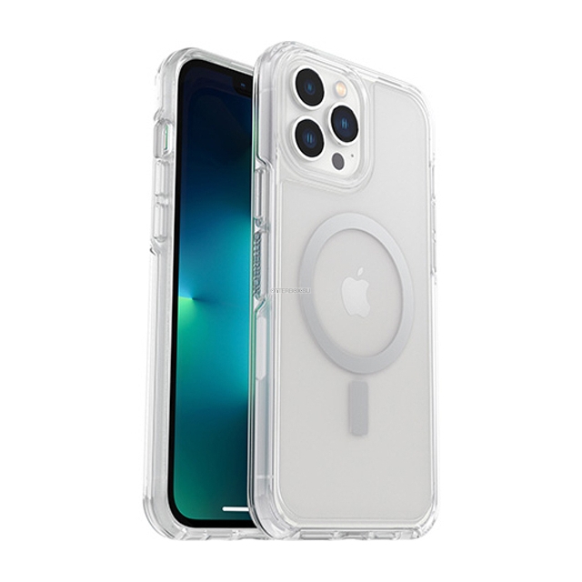 Чехол OtterBox для iPhone 13 Pro Max - Symmetry+ Clear Antimicrobial for MagSafe - Clear - 77-83662
