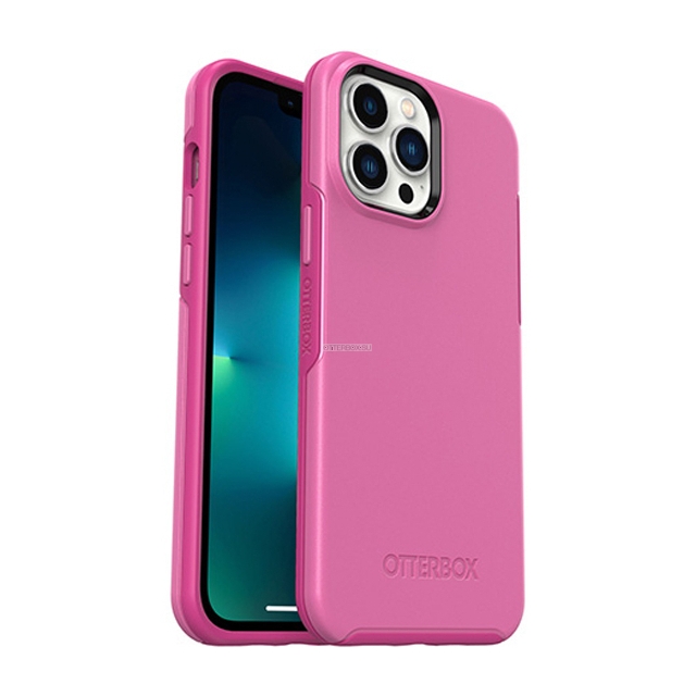 Чехол OtterBox для iPhone 13 Pro Max - Symmetry Series+ with MagSafe - Strawberry Pink - 77-84848