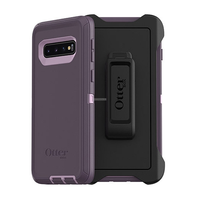 Противоударный чехол OtterBox для Galaxy S10 - Defender Screenless Edition - Purple Nebula - 77-61283