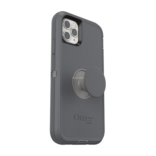Противоударный чехол OtterBox для iPhone 11 Pro Max - Otter + Pop Defender - Howler Grey - 77-62638