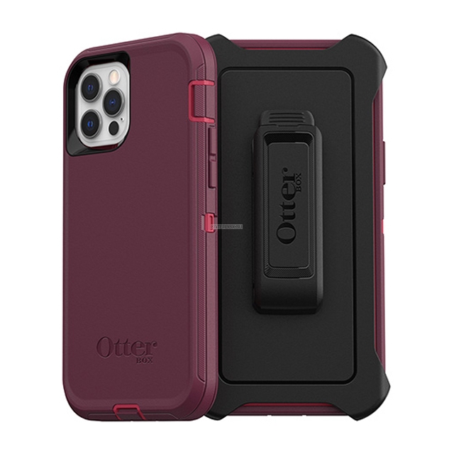 Противоударный чехол OtterBox для iPhone 12 / iPhone 12 Pro - Defender - Berry Potion Pink - 77-65403