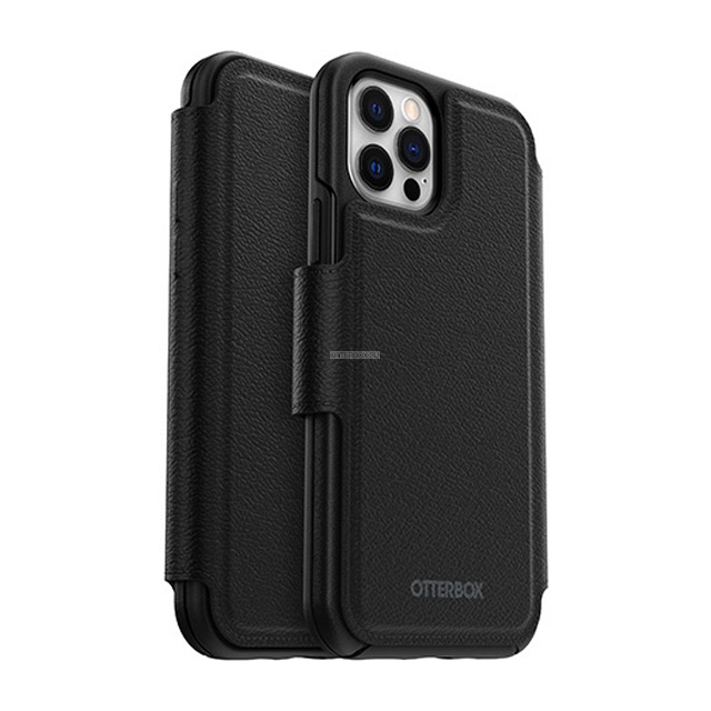 Чехол-книжка OtterBox для iPhone 12 / iPhone 12 Pro - Folio for MagSafe - Shadow Black - 77-82587