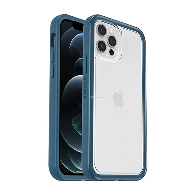 Чехол OtterBox для iPhone 12 / iPhone 12 Pro - Lumen - Blue Glaze (Clear/Blue) - 77-80940