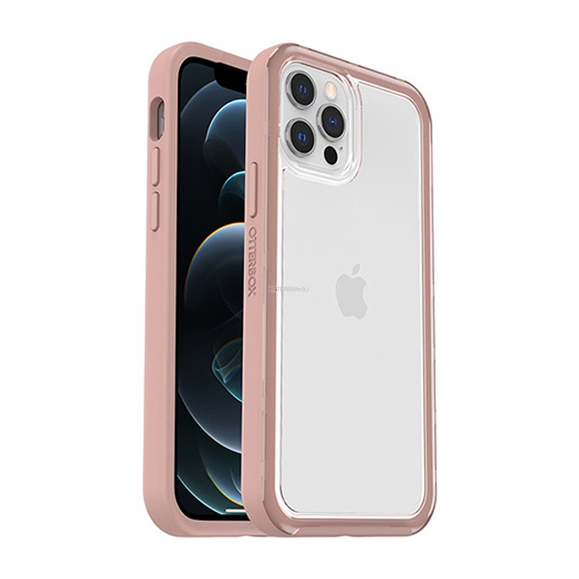 Чехол OtterBox для iPhone 12 / iPhone 12 Pro - Lumen - Potter's Clay (Clear/Pink) - 77-80941
