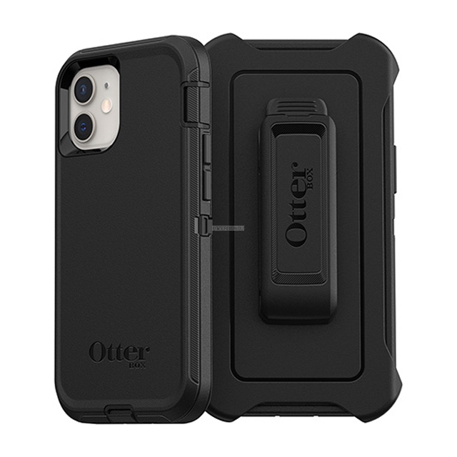 Противоударный чехол OtterBox для iPhone 12 mini - Defender - Black - 77-65352