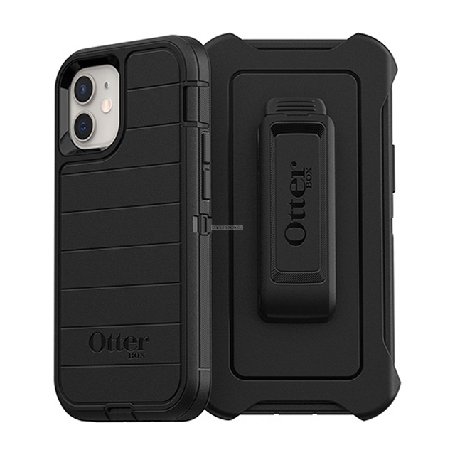 Противоударный чехол OtterBox для iPhone 12 mini - Defender Pro - Black - 77-66158