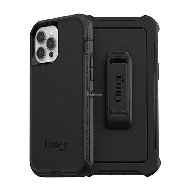 Противоударный чехол OtterBox для iPhone 12 Pro Max - Defender - Black - 77-65449