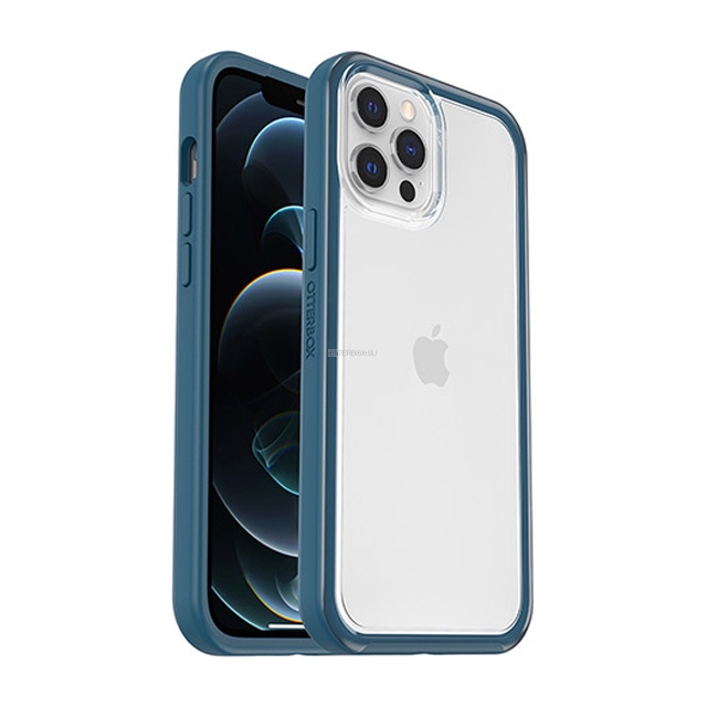 Чехол OtterBox для iPhone 12 Pro Max - Lumen - Blue Glaze (Clear/Blue) - 77-80943