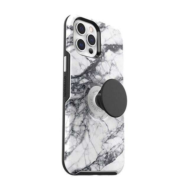 Чехол OtterBox для iPhone 12 Pro Max - Otter + Pop Symmetry - White Marble Graphic - 77-65486