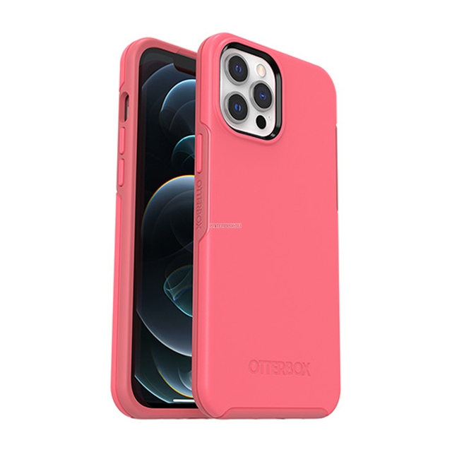 Чехол OtterBox для iPhone 12 Pro Max - Symmetry+ with MagSafe - Tea Petal Pink - 77-80499