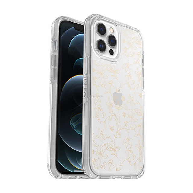 Чехол OtterBox для iPhone 12 Pro Max - Symmetry Clear - Wallflower Graphic - 77-65778