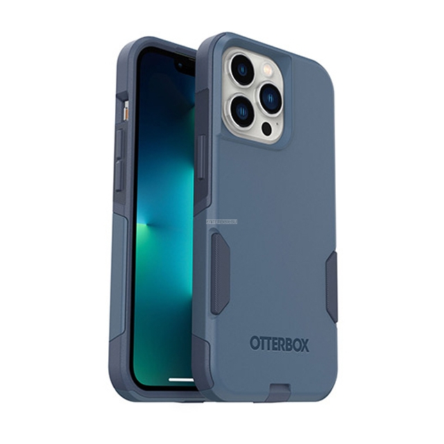 Чехол OtterBox для iPhone 13 Pro - Commuter Antimicrobial - Rock Skip Way (Blue) - 77-83440